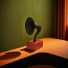 Black vintage gramophone speaker, home decorative audio item, nostalgic music player Application Scenario